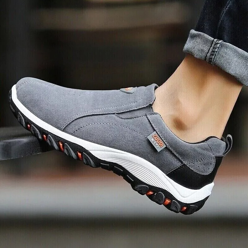 Men’s Loafer Slip On Athletic Shoes Casual Walking Sneakers Outdoor Sports