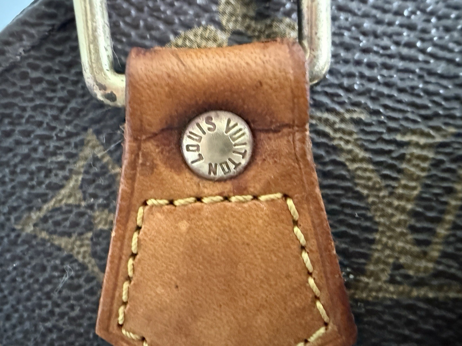 Vintage Y2K Louis Vuitton Monogram Ellipse PM Bag France 2000 w/auth Lock & Key