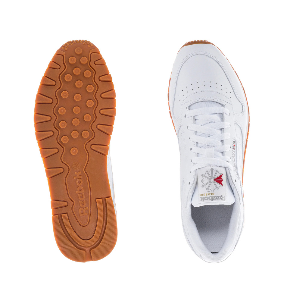 Reebok Classic Leather Low White Grey Gum Mens GY0952