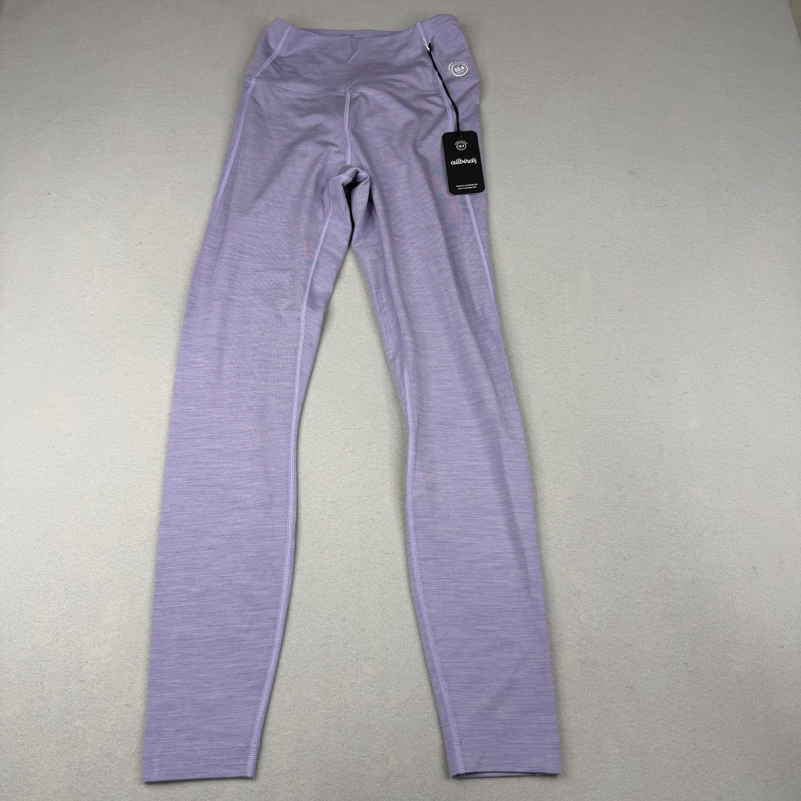 Allbirds Natural Flow Legging Purple Hush Merino Wool Blend High Rise XS NWT