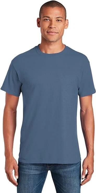 Gildan (5-pack) Indigo Blue Solid Ultra Cotton Short Sleeve Blank Tee T-Shirt