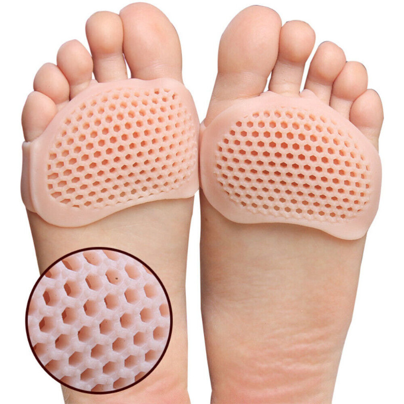 Silicone Ball of Foot Gel Pads Forefoot Metatarsal Stress Pain Relief Cushion