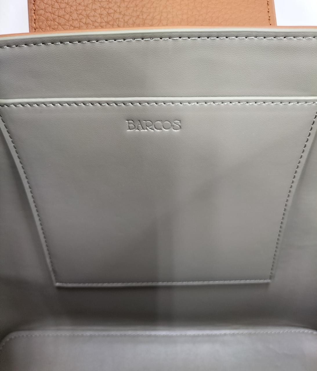 Barcos Shrink Leather Handbag