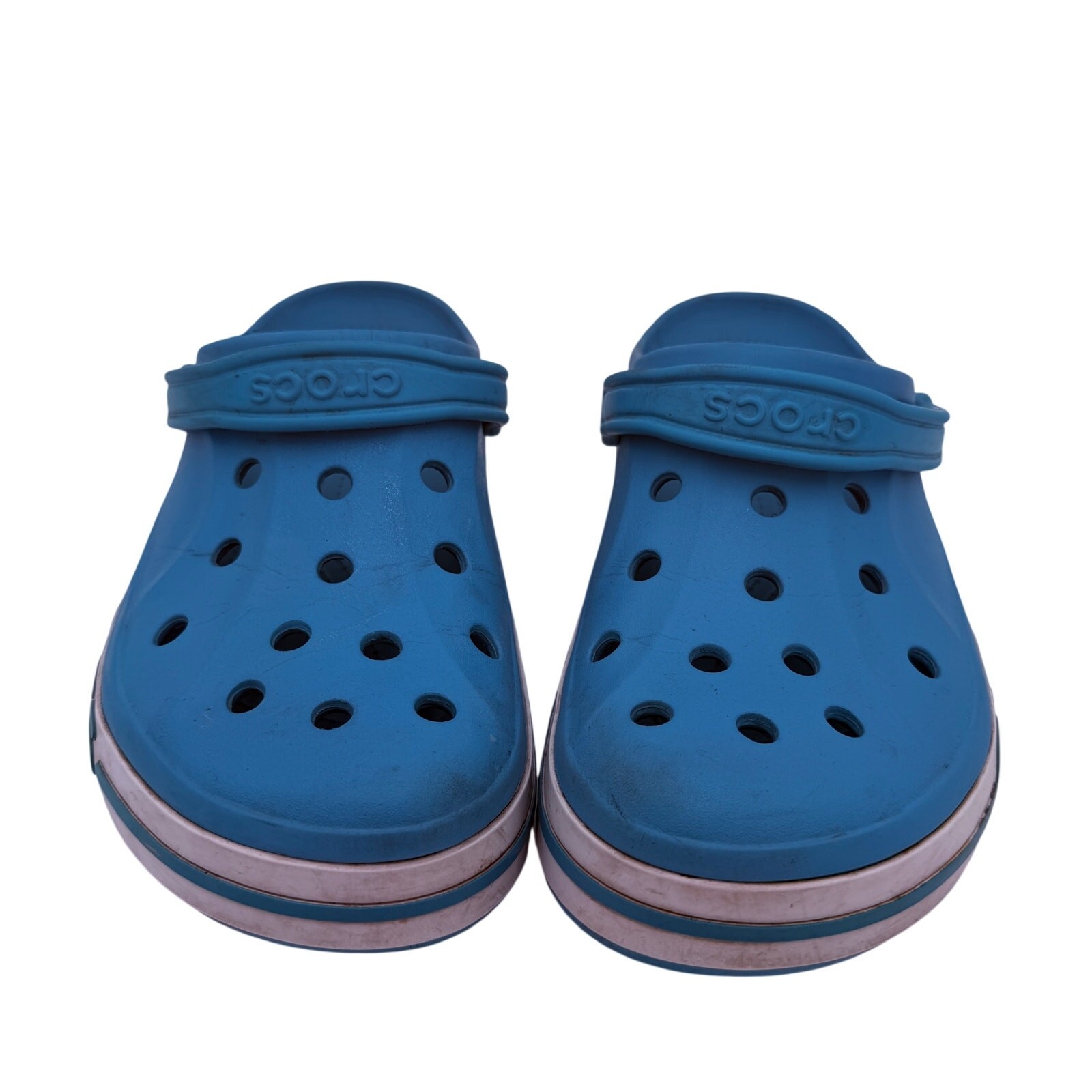 Crocs Men’s Bayaband Turquoise Blue Clogs Sandals Size 13
