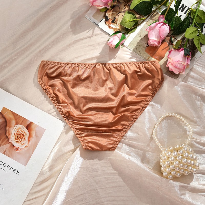 6 Pack Lot Sexy Womens Satin Panties Bikinis Briefs Underwear Ladies Lingeries