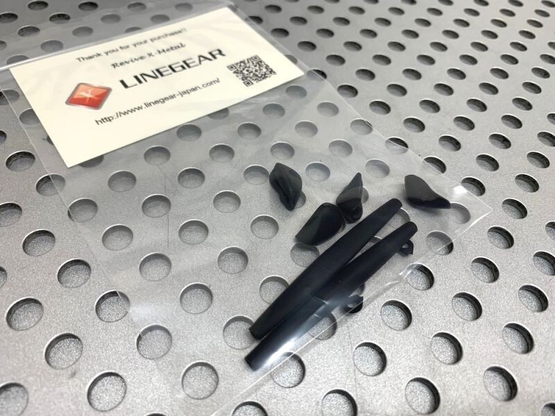 LINEGEAR Complete Replacement Rubber Set for Oakley Penny – Black [PE-CRS-BK]
