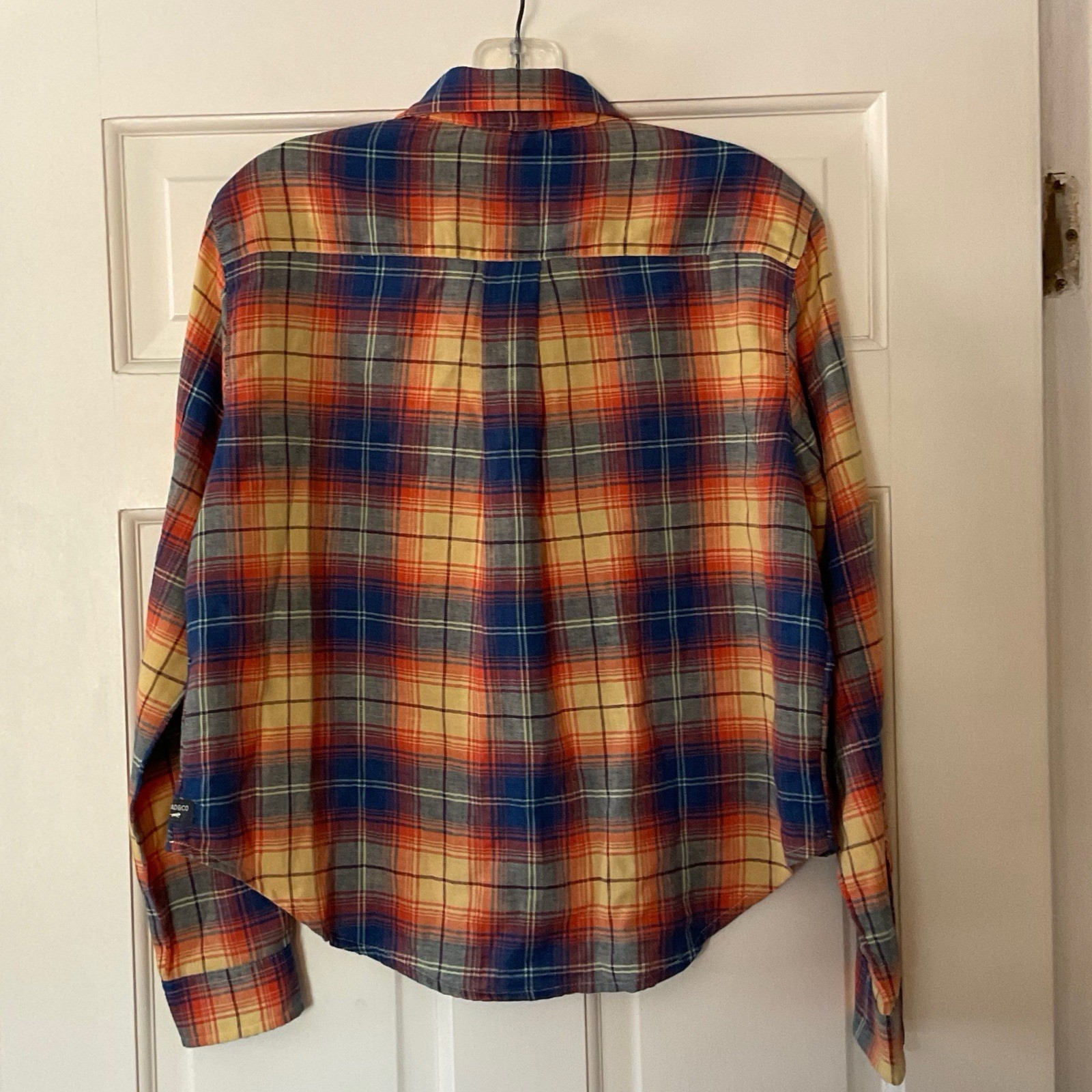 Toad&Co Women’s Re-Form Flannel Boxy Shirt Plaid Size S Outdoor Camping Hiking