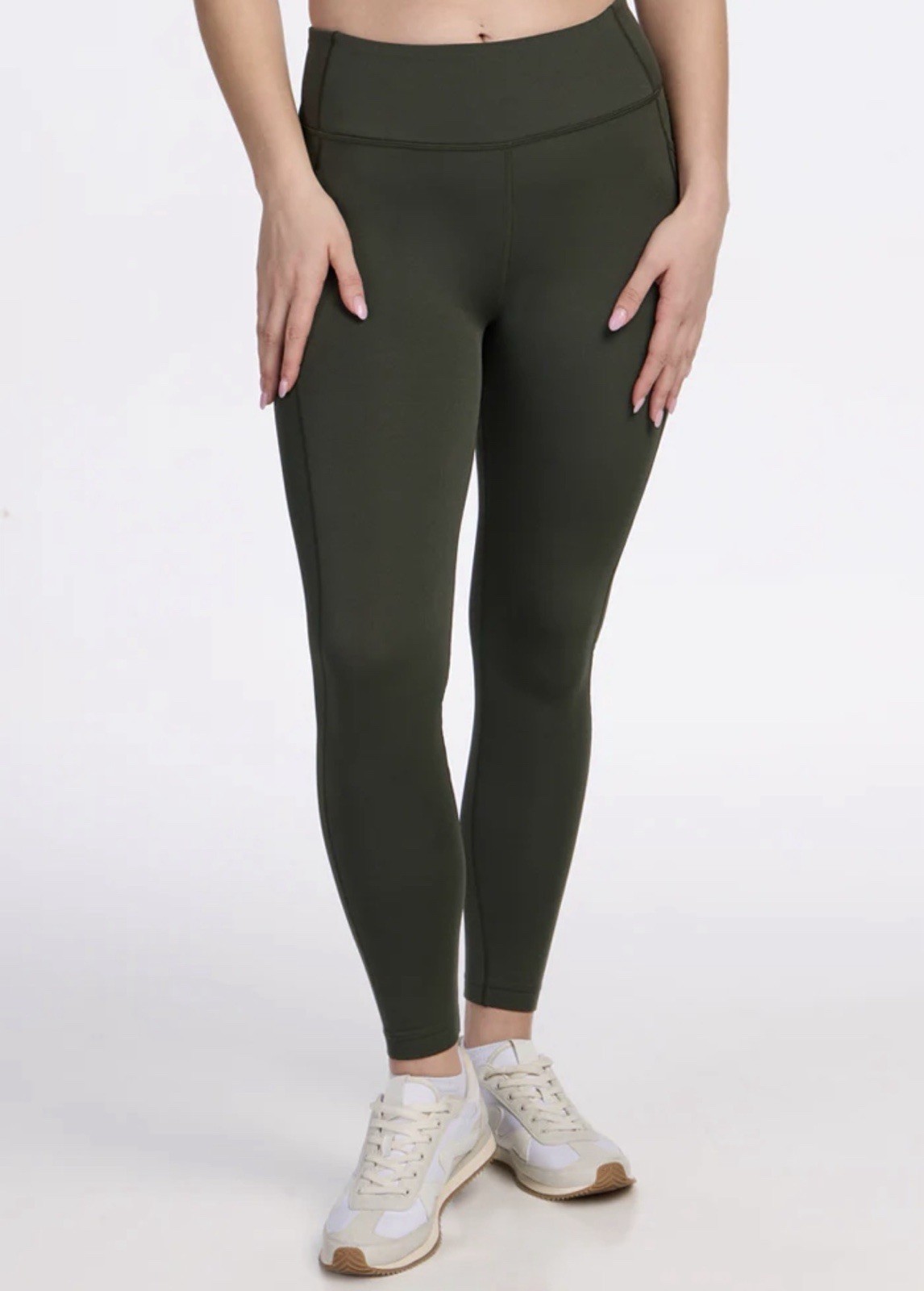 Allbirds Natural Legging in Forest Green – Wool Blend Size Medium