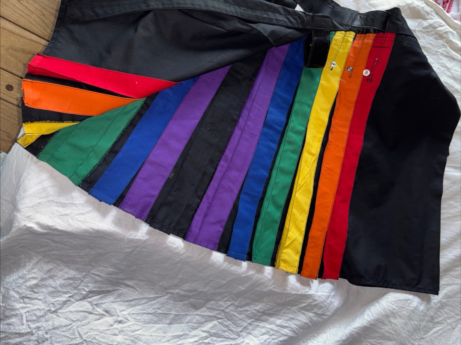 All Kilts Sport Kilts Black Rainbow 30 Excellent Pride LGBTQ+