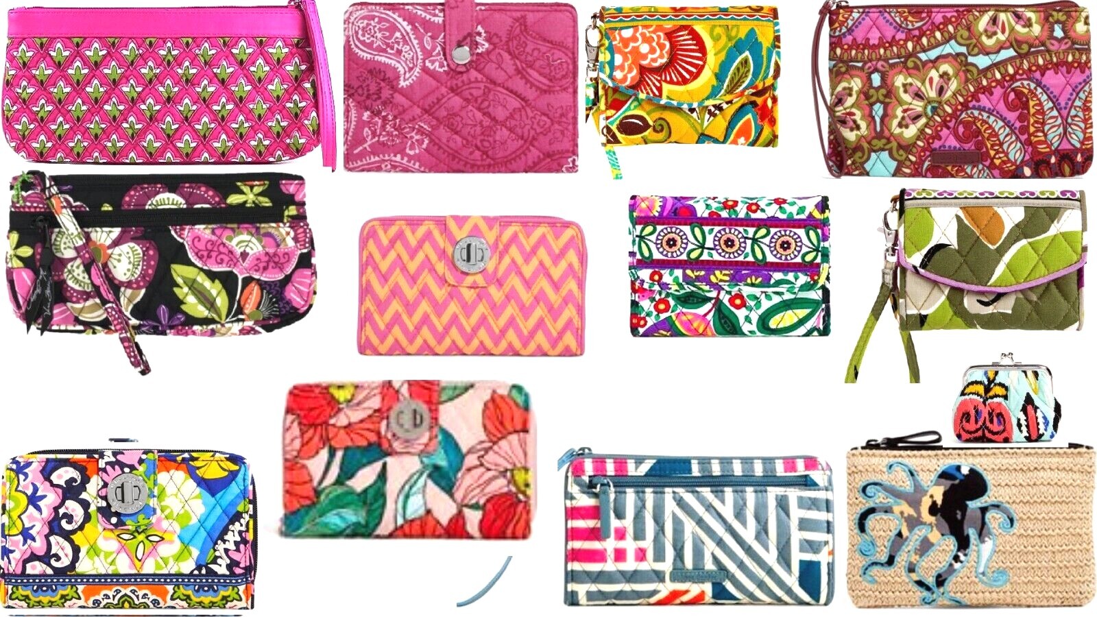 NWT VERA BRADLEY WALLETS & WRISTLETS BUYER’S CHOICE -BRAND NEW
