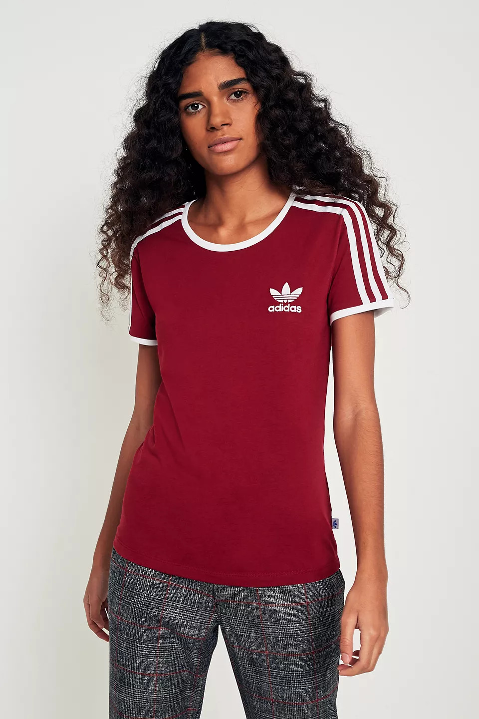 Adidas Originals Women’s 3-Stripes Tee Black Short Sleeves T-Shirt CY4752