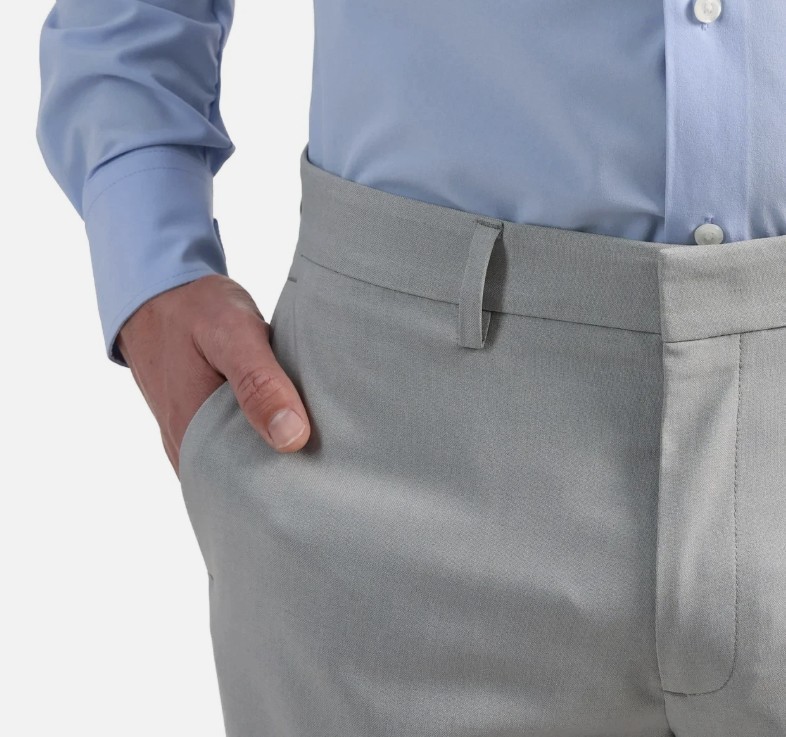Kenneth Cole Men’s Slim Fit Dress Pants Stretch Waist Comfort Blue,Tan ,Gray