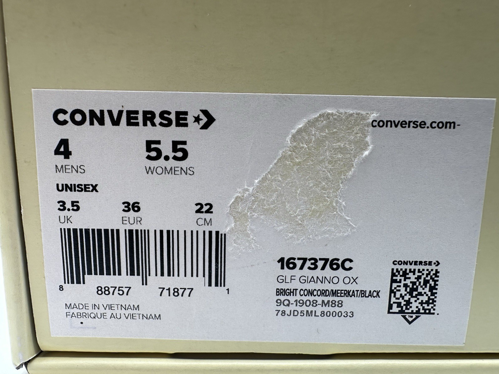 New Converse Golf Le Fleur x Gianno Ox Meerkat Men 4 Women 6 Rare