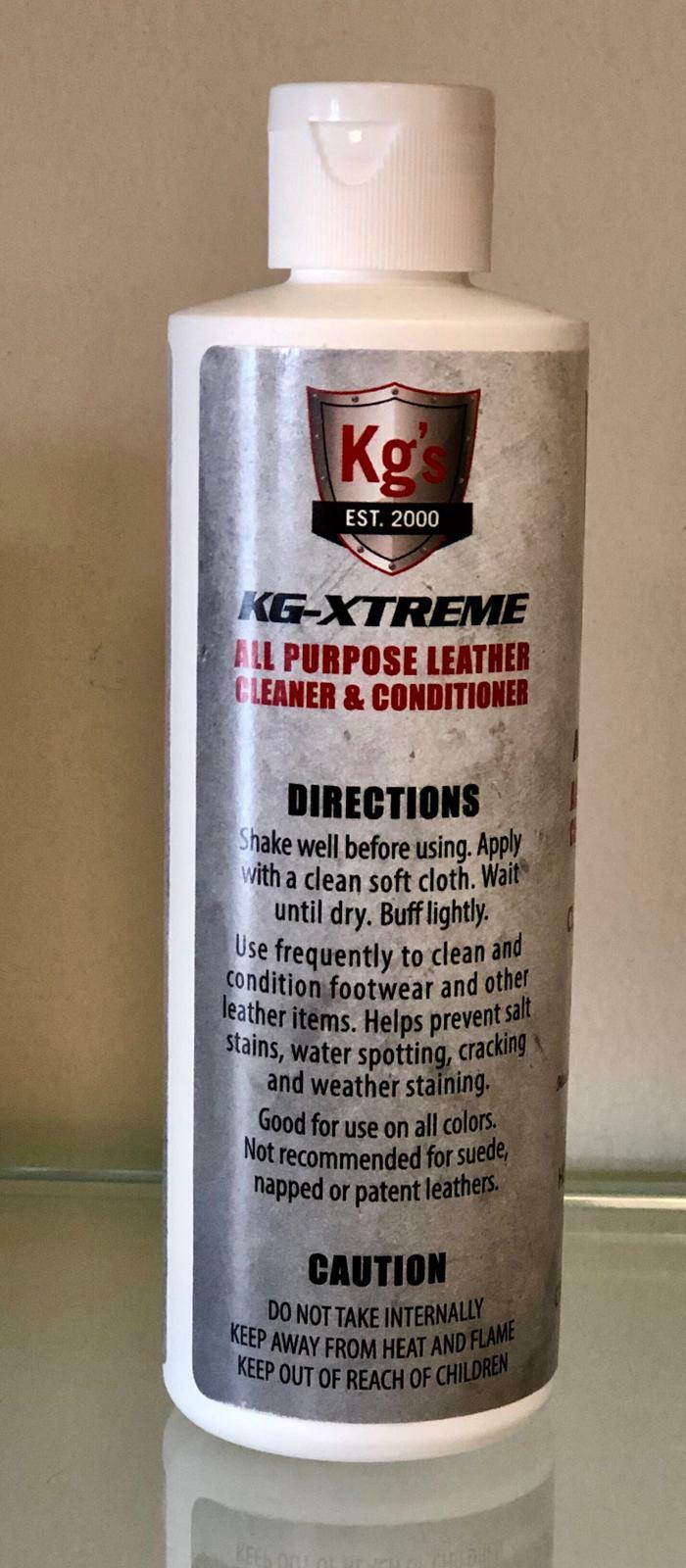 KG’s kg-xtreme all purpose leather cleaner & conditioner 8 fl.oz (236 ml) NEW !