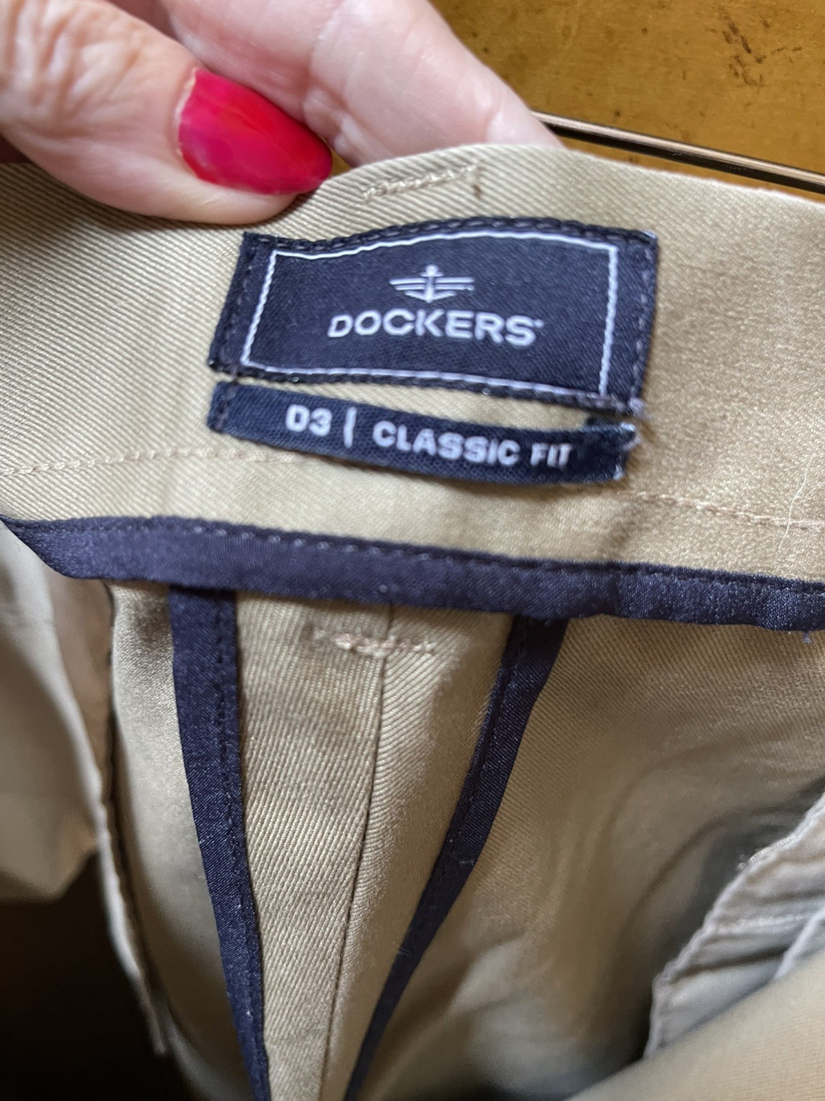 Dockers Men’s Flat Front Pants 42×32