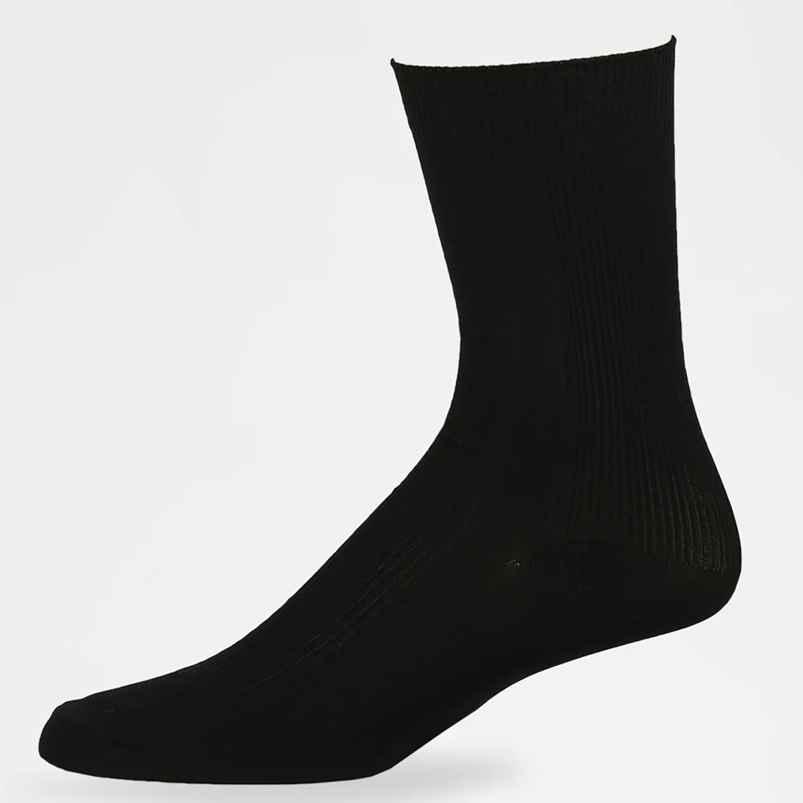 Mens Black Ribbed Dress Socks 6 Pairs Lot Size 9-11 10-13 Casual Nylon Socks