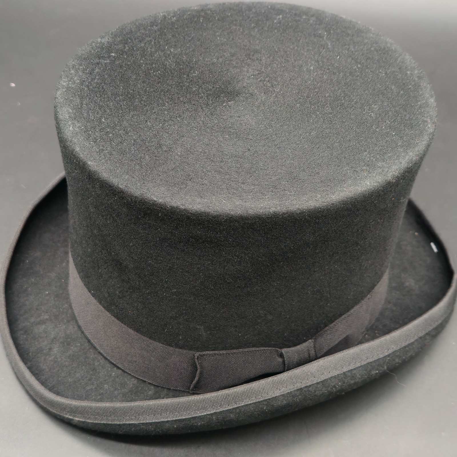 Vintage Wool Victorian Steampunk Mad Hatter Top Hat Magic Hat Gentlemen Theatre
