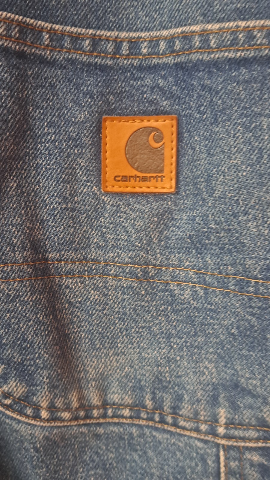 Carhartt Double Front Work Pant Indigo 40×32 *See description