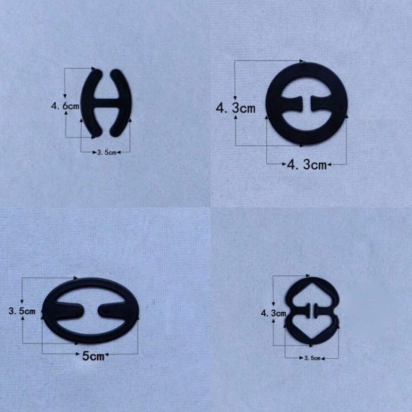 4pc Bra Strap Clips Cleavage Control Holder Strap Concealer Racerback Converter