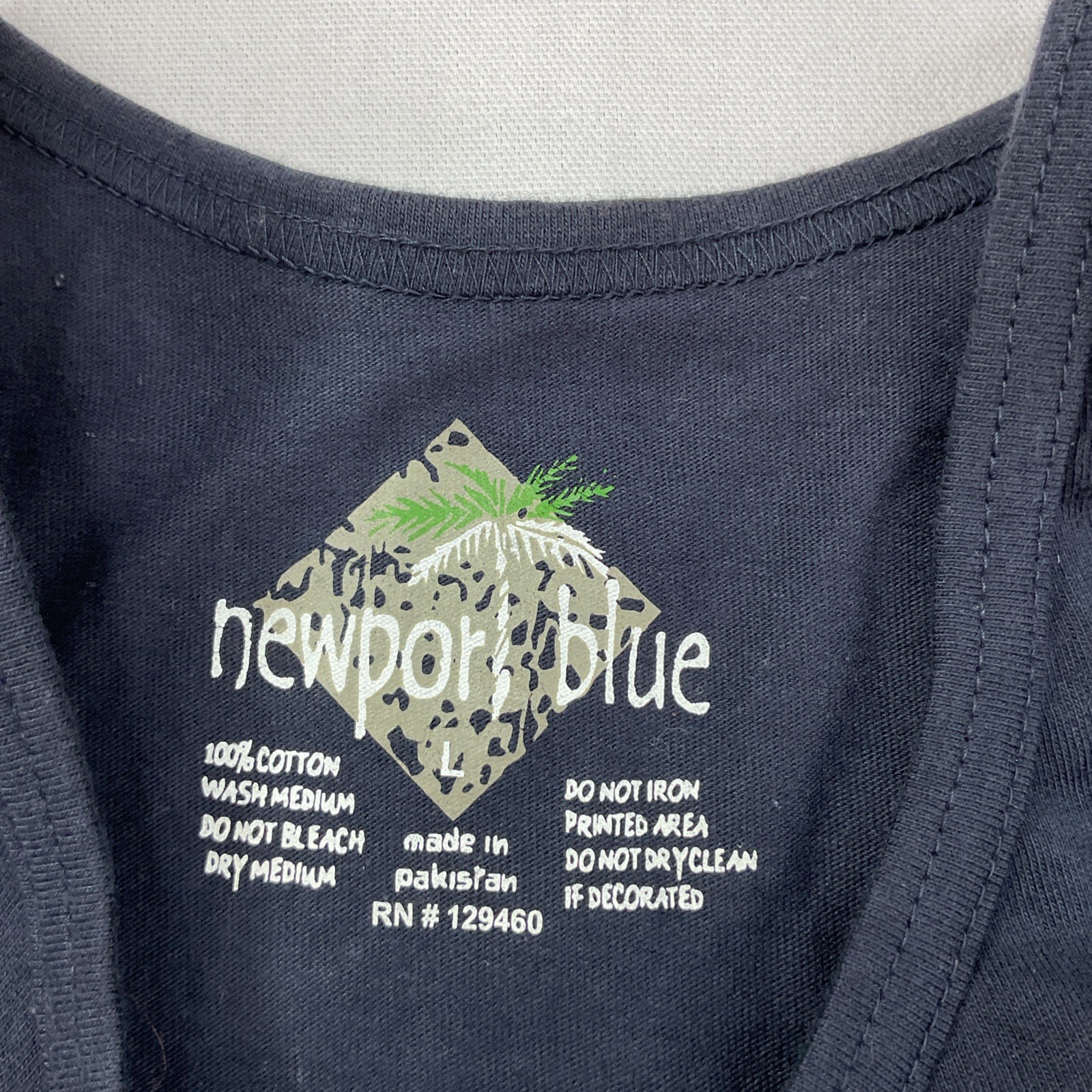 Big Daddy Garage Tank Top Men Sz L Newport Blue Graphic Tee Custom Cars NWT