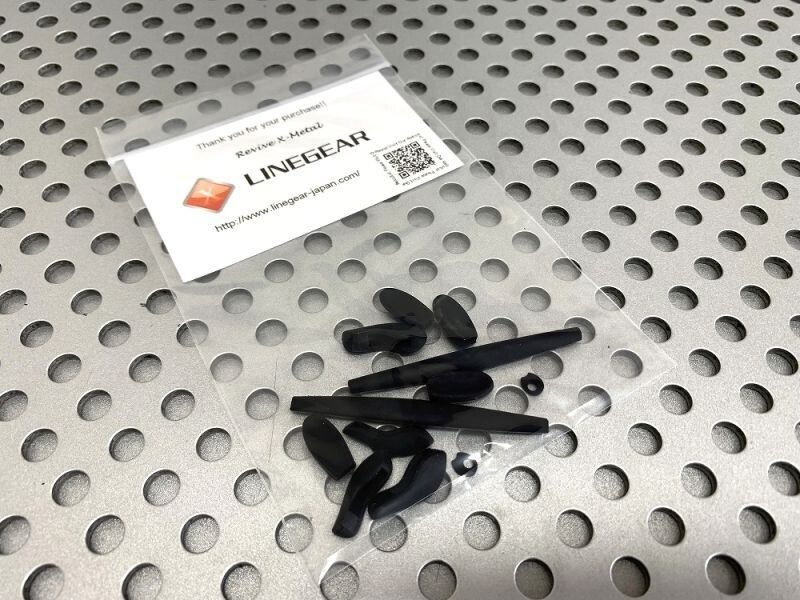 LINEGEAR Complete Replacement Rubber Set for Oakley Juliet – Black [JU-CRS-BK]