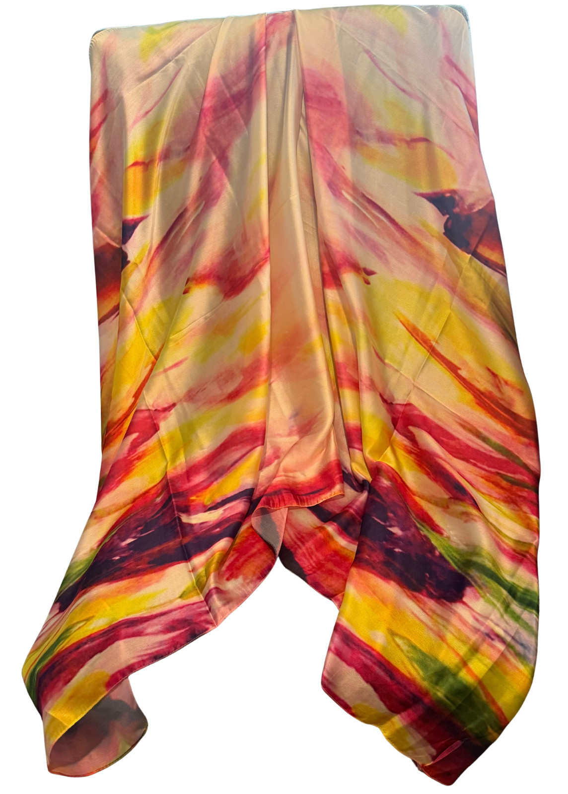 Oil Painting Printed Scarf for Women – Multicolor