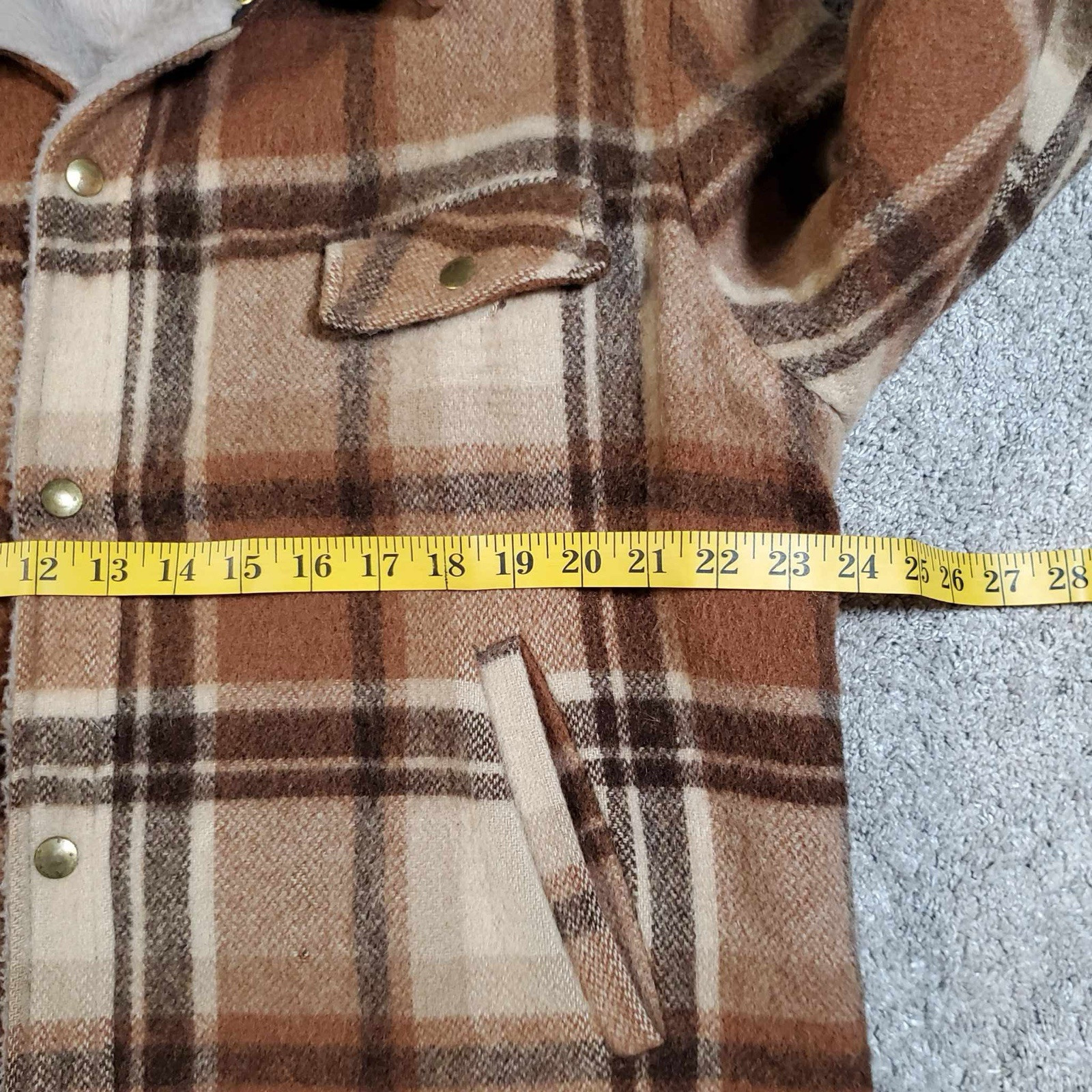 Vintage 70’s 80’s Montgomery Ward Quality Sportswear Jacket Lined Plaid XL RARE