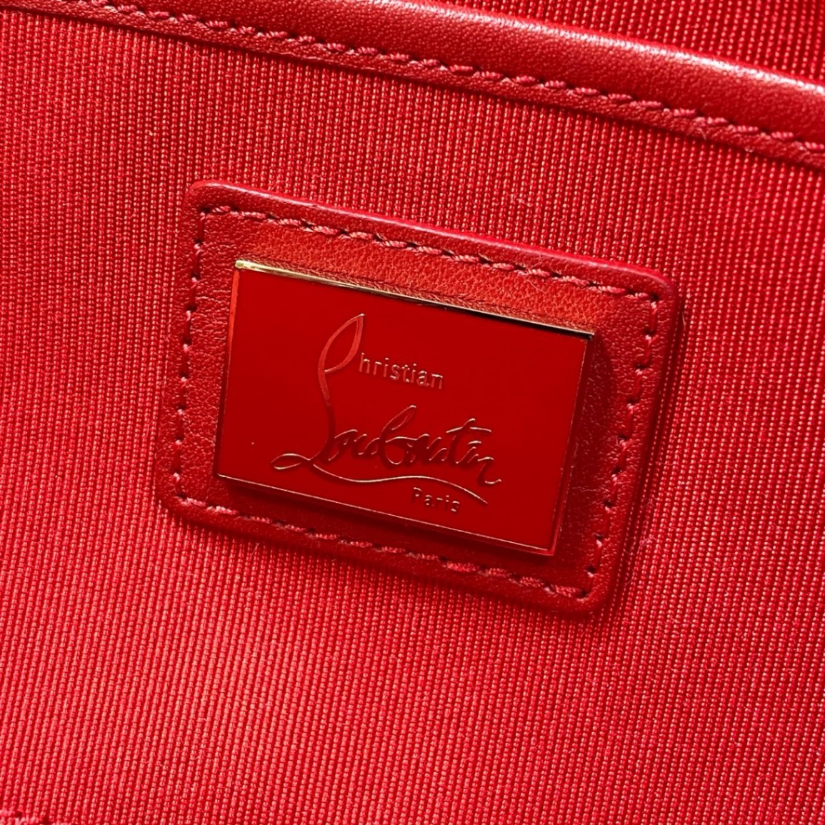 Christian Louboutin Cowhair Pony Hair Leopard Chain Shoulder Bag Ta1 Used