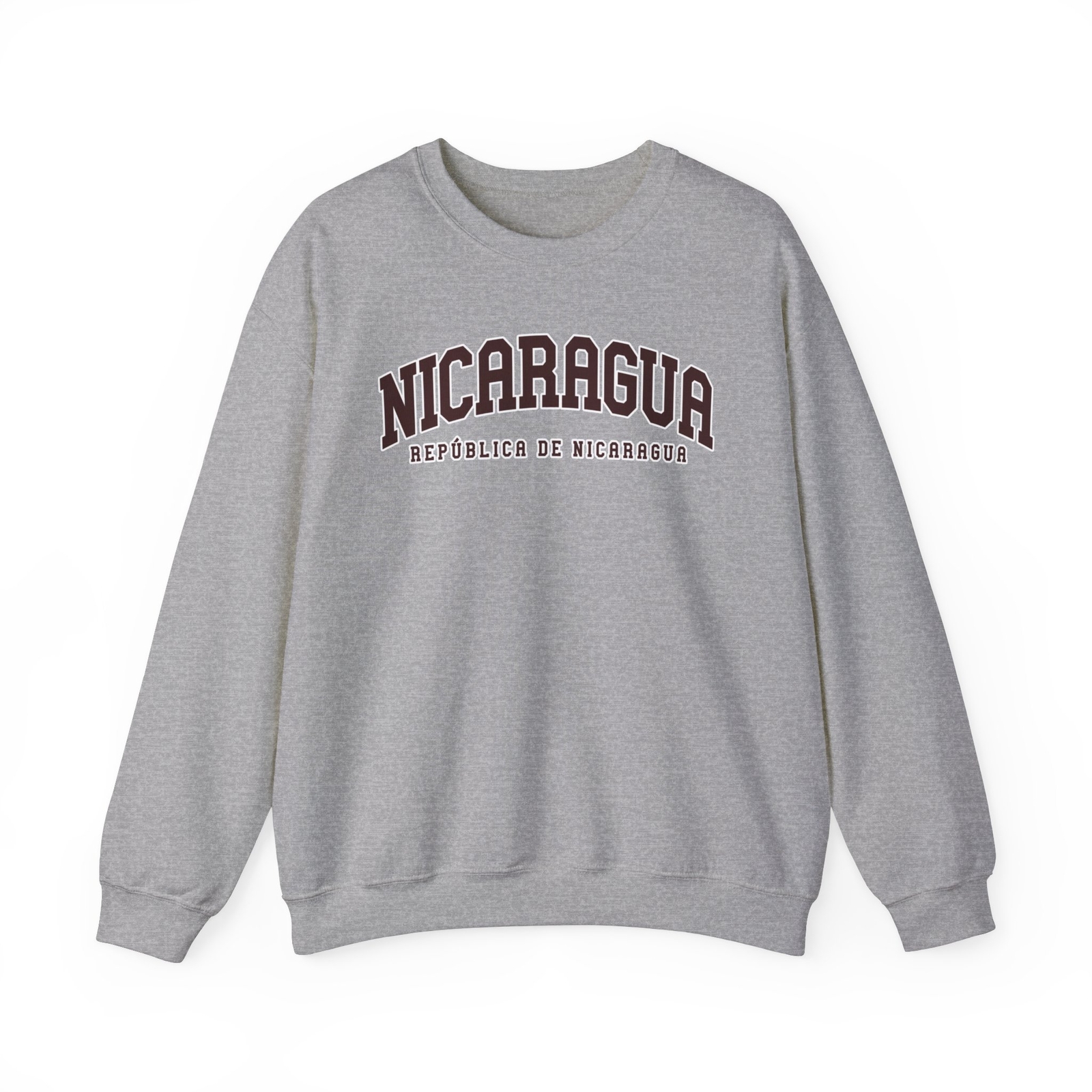 Nicaragua Sweatshirt Gifts Crew Neck Long Pullover Shirt Men Unisex
