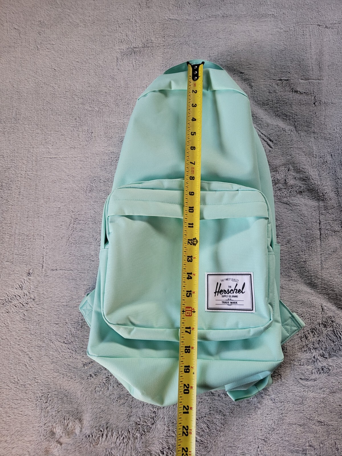 Herschel Supply Co Miller Backpack Aqua Green Padded Shoulder Straps Durable