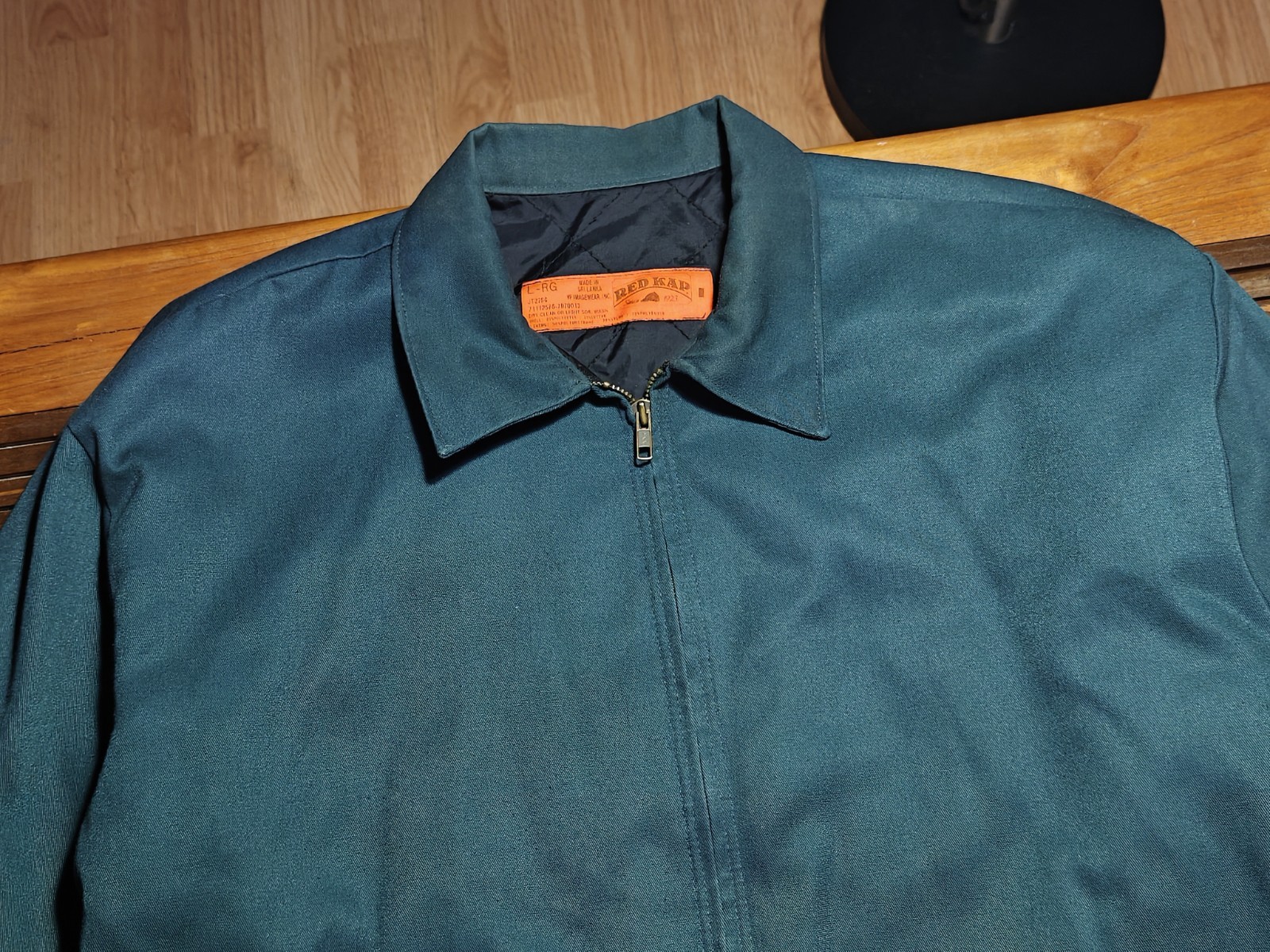 Red Kap 80’s-90’s Green Mechanic Work Jacket Size -Large