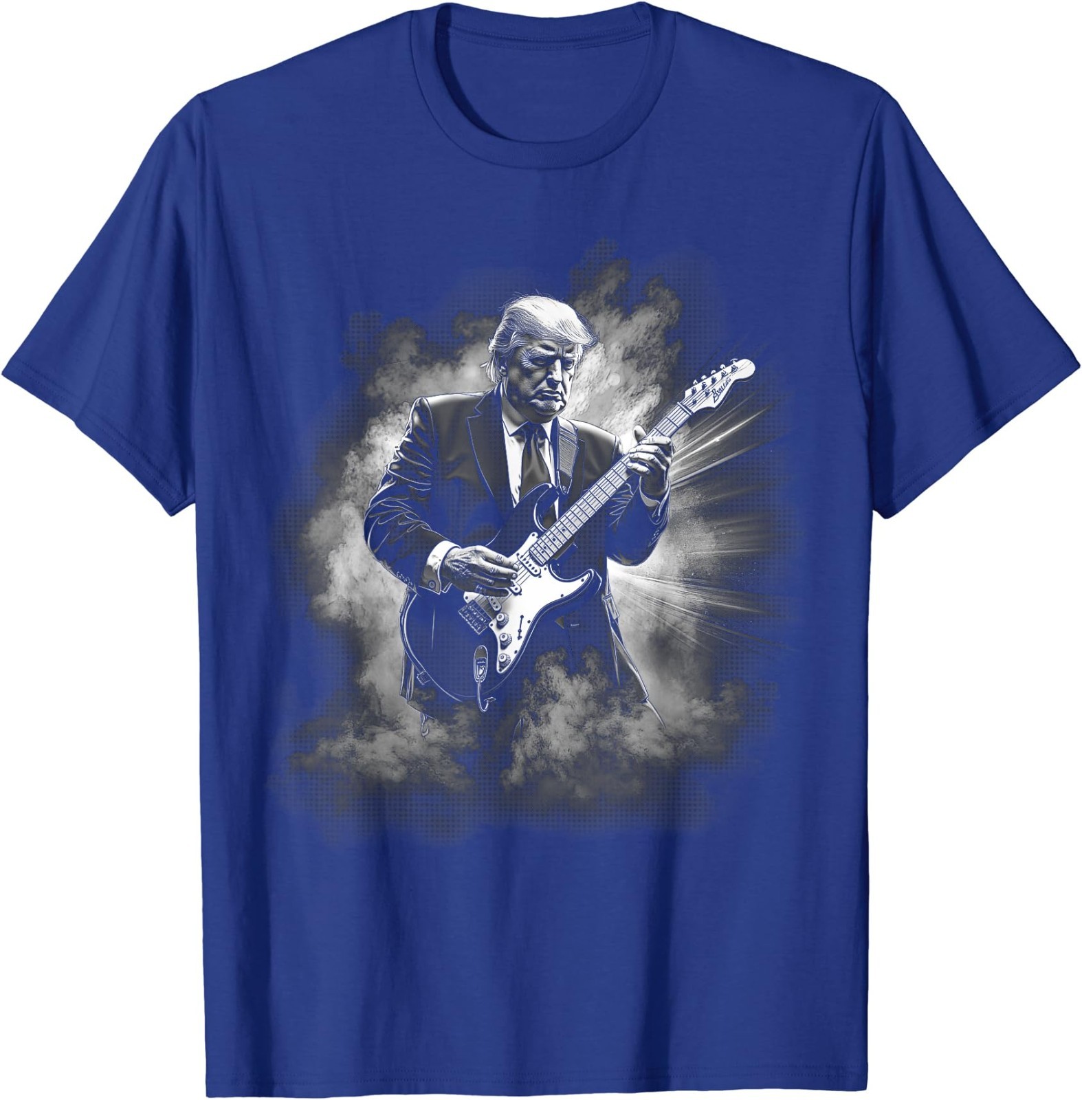 Donald Trump Playing Electric Rock Guitar T-Shirt