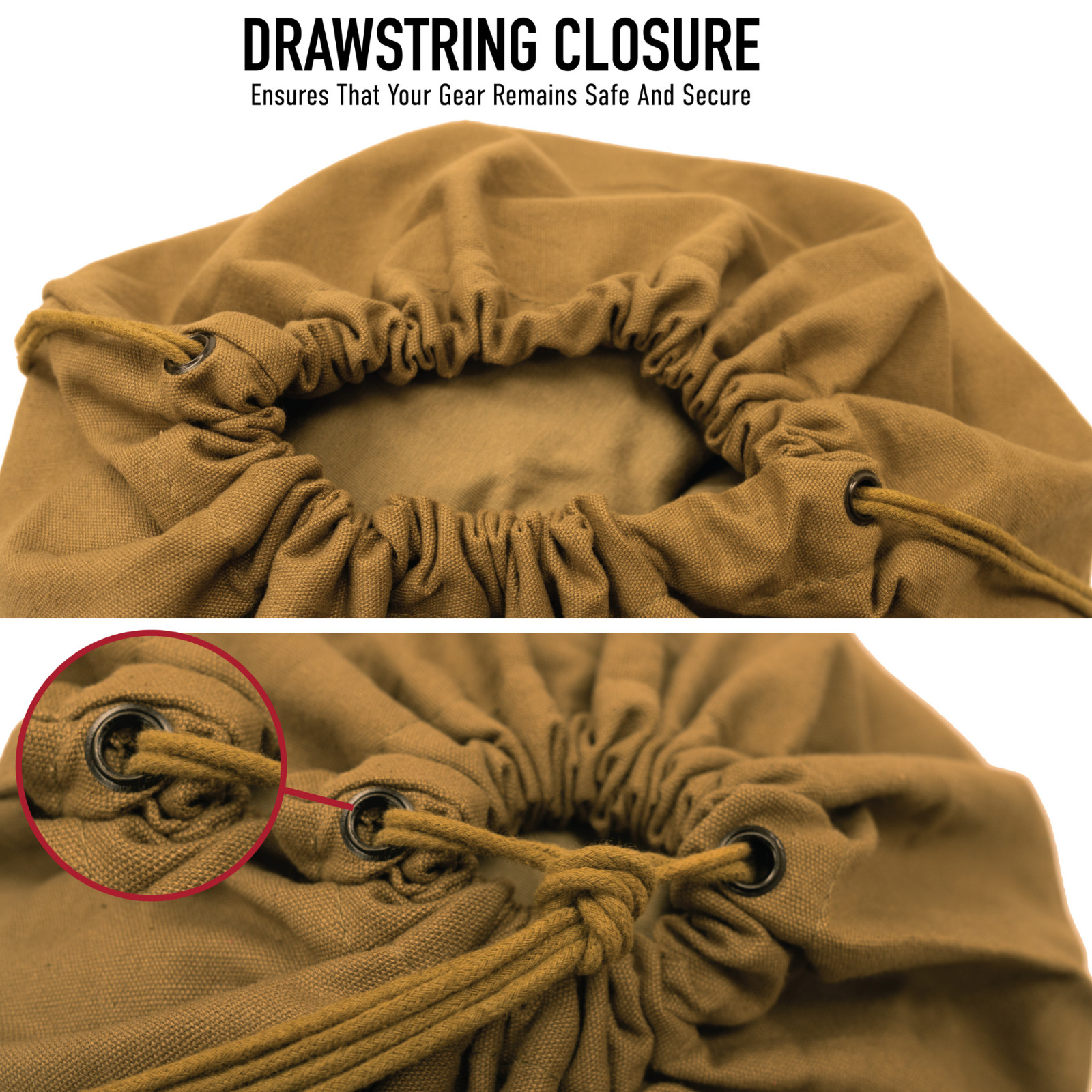 Cotton Canvas Laundry Bag Field Barracks Gym Clothing Military Army Tactical Bag