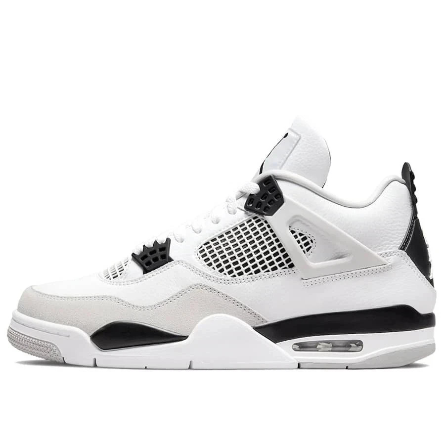 WOMEN’S Jordan 4 Retro Military Black White All Size US 5.5-11