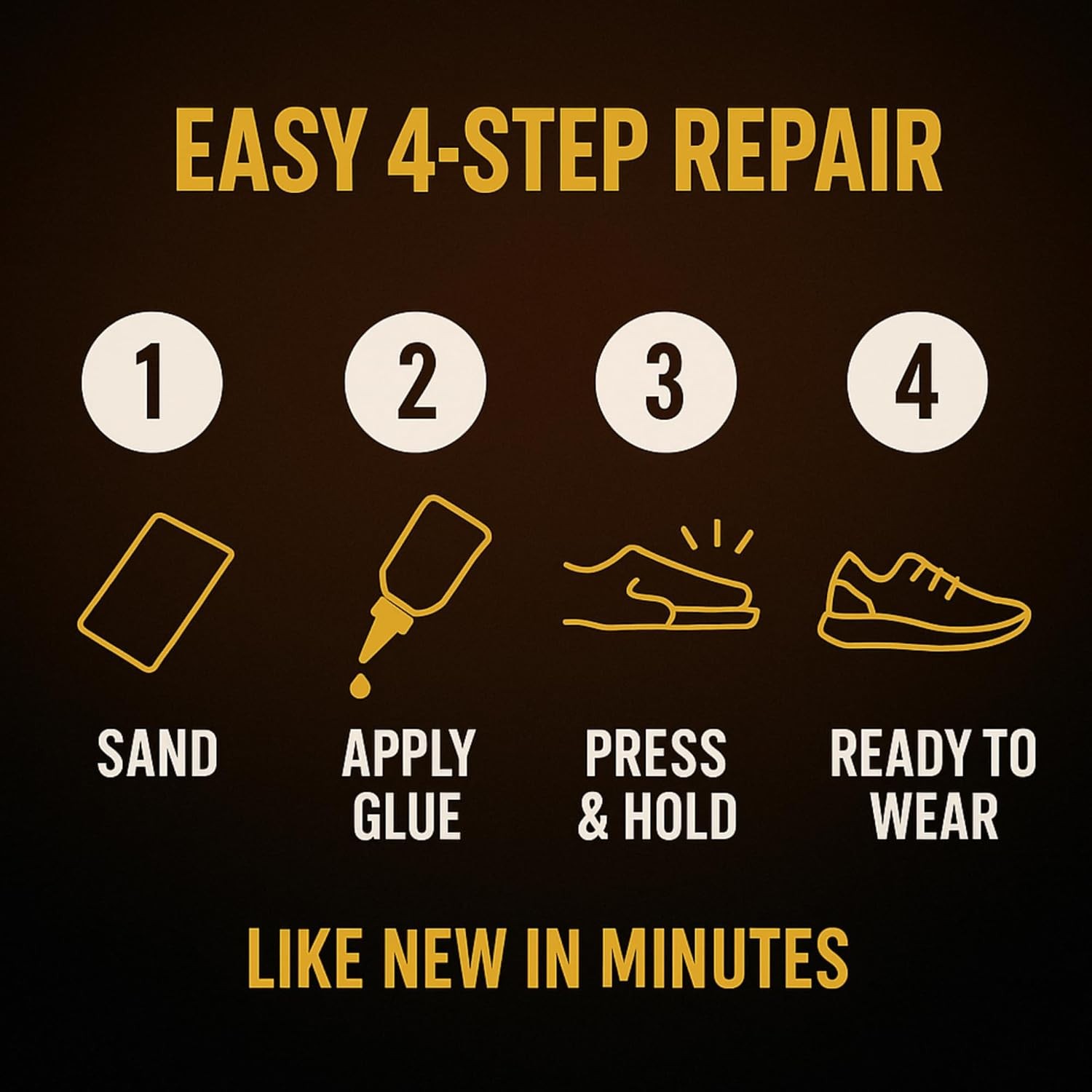 Eagle Heavy Duty Shoe Cement – Waterproof Sole Repair Glue for Leather & Rubber