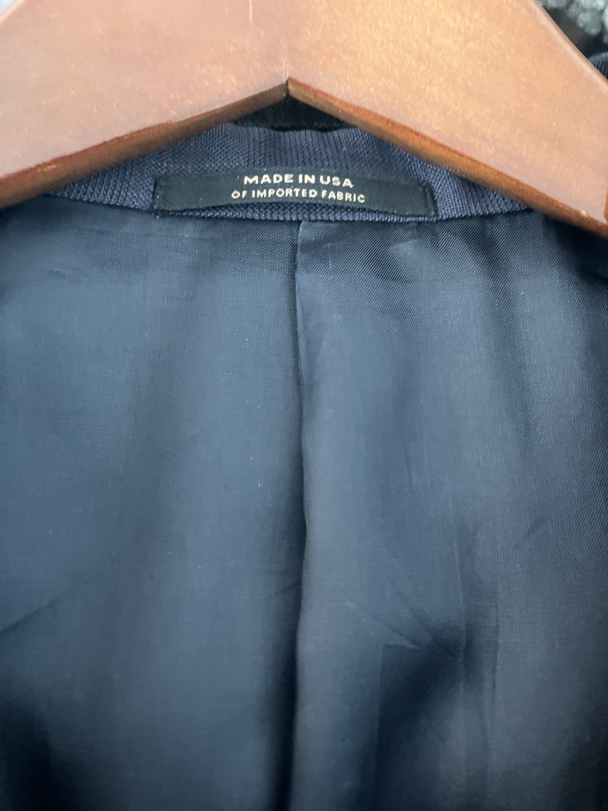 Hart Schaffner Marx Gold Trumpeter Wool Suit 41 Long / 34×30 USA Made Pleated