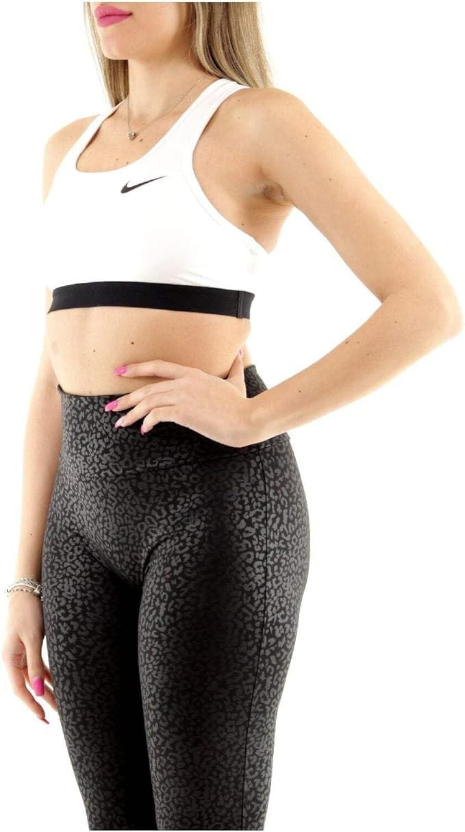 Nike Swoosh Medium Support Sports Bra White/Black BV3900-100 (SZs- SM, XL)