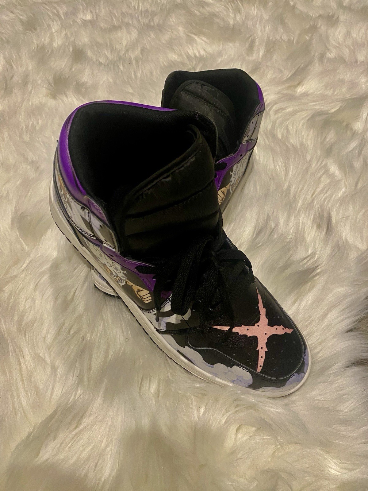 Custom Gear 5 Luffy One Piece High Tops EU 45 US 11.5