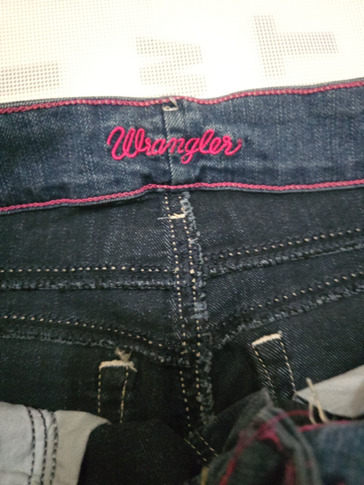 Wrangler Ultimate Riding Jeans Womens 5/6×30 Dark Wash Bootcut Denim 10MWZBR