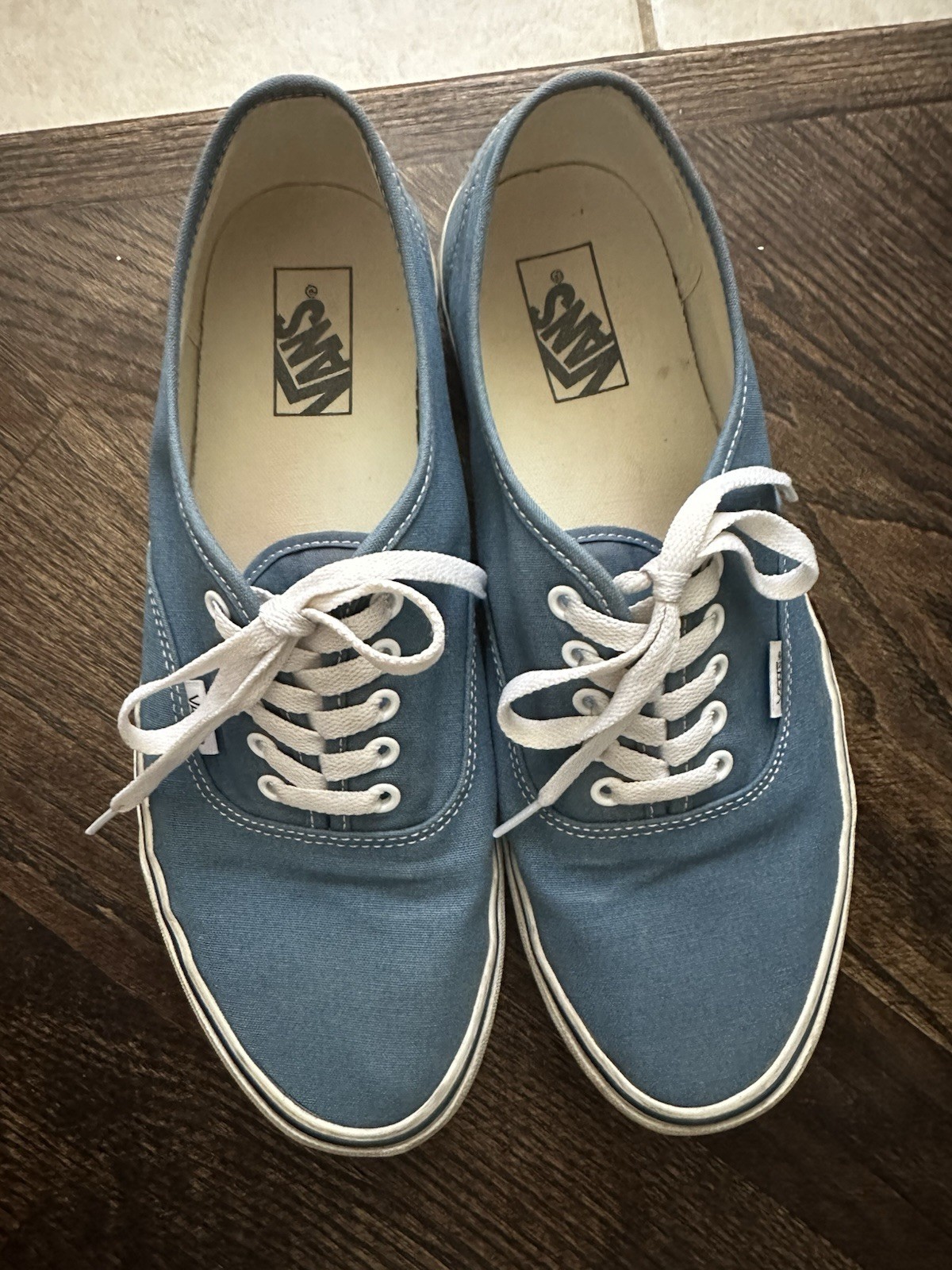 Size 11.5 Men’s Vans Authentic Navy Blue White Skate Shoe