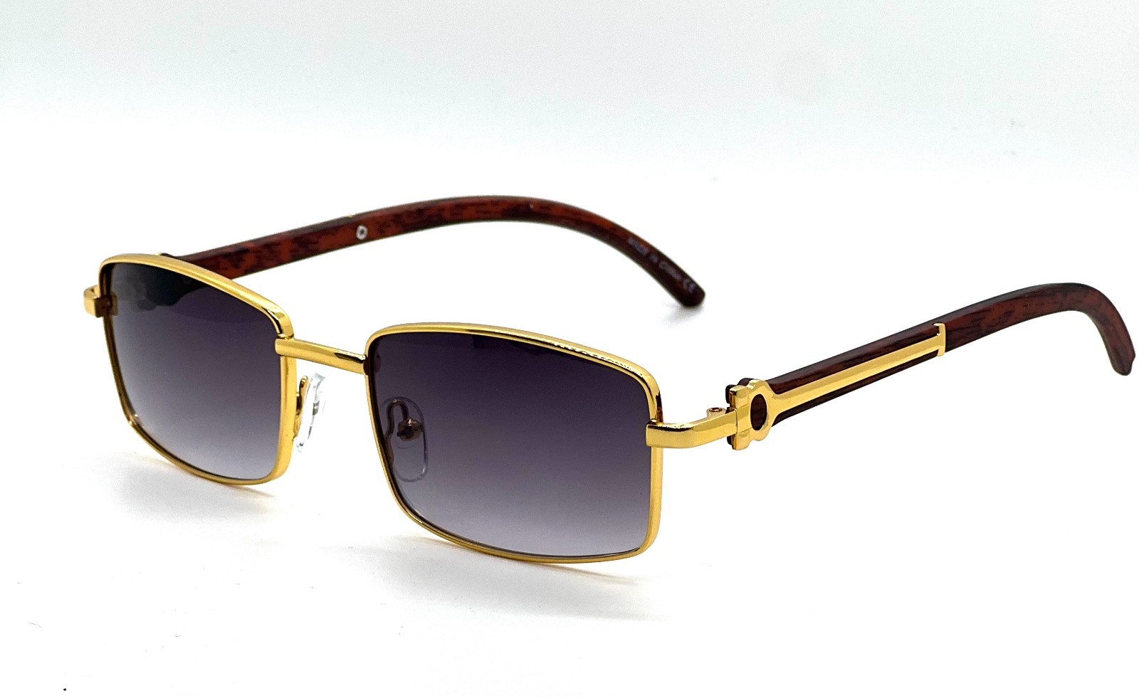 Sunglasses Men Rectangular Classy Fashion Trendy 80’s 90’s Casual Male Lentes