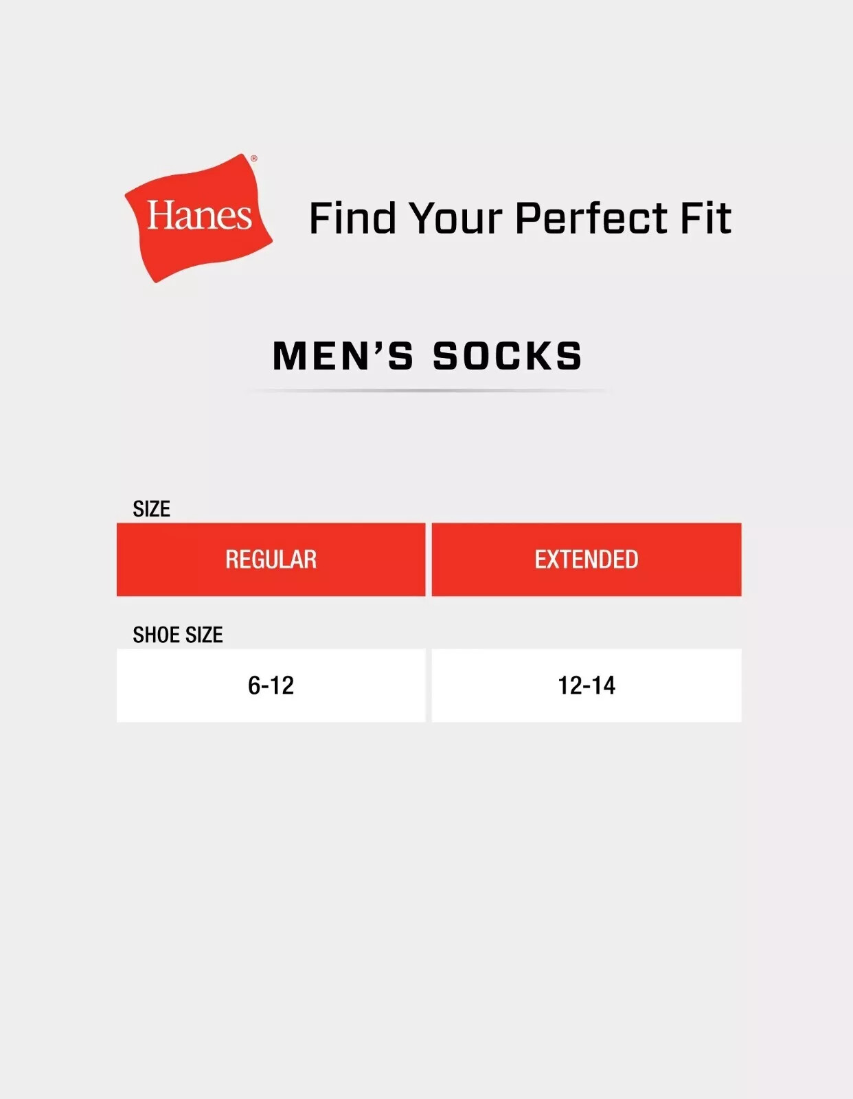 Hanes Men’s Cushion Ankle Socks, Size 6-12, 6-Pack, Black White