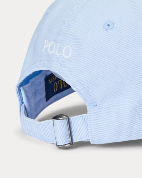 Polo Ralph Lauren Men’s One Size Cotton Chino Adjustable Ball Cap Office Blue