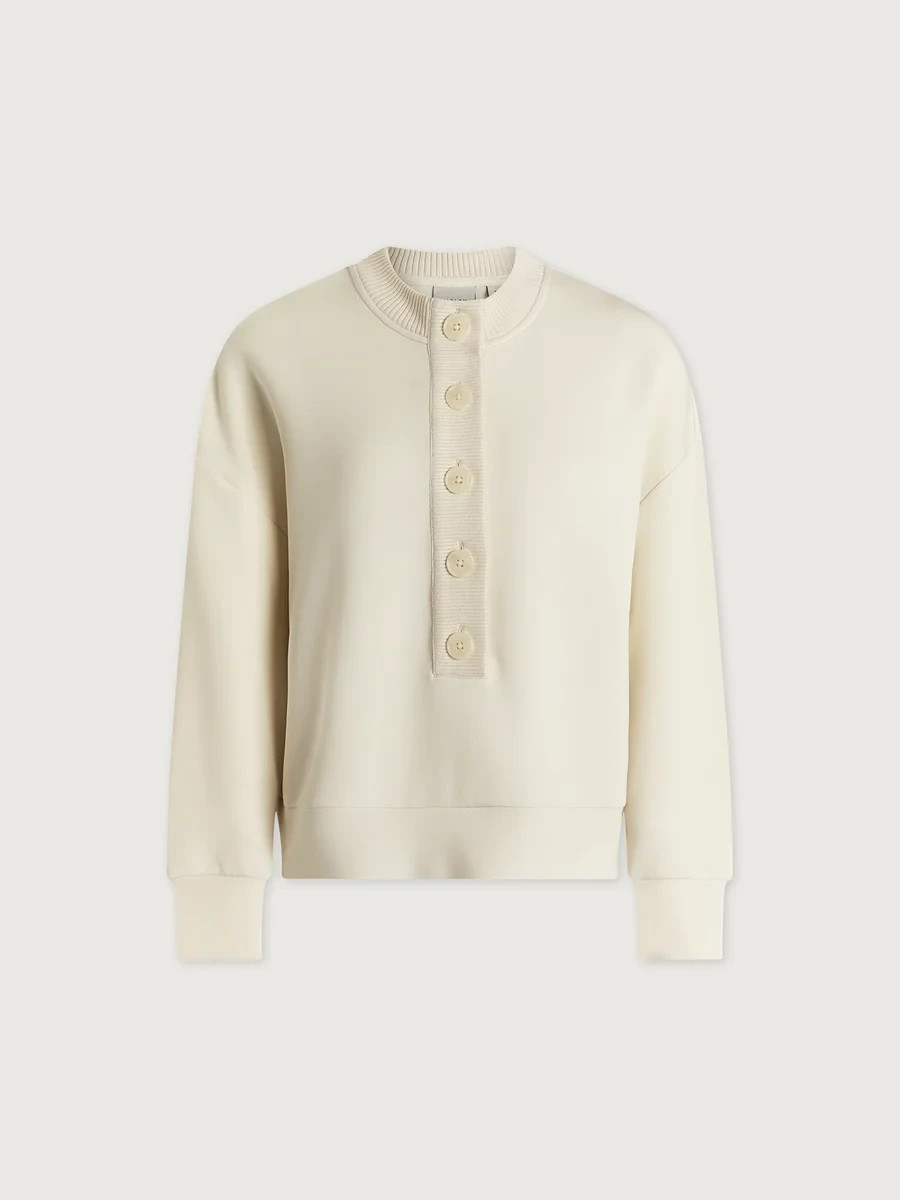 Brand New Varley Reena Button Front Sweat Multiple Colors and Sizes Available