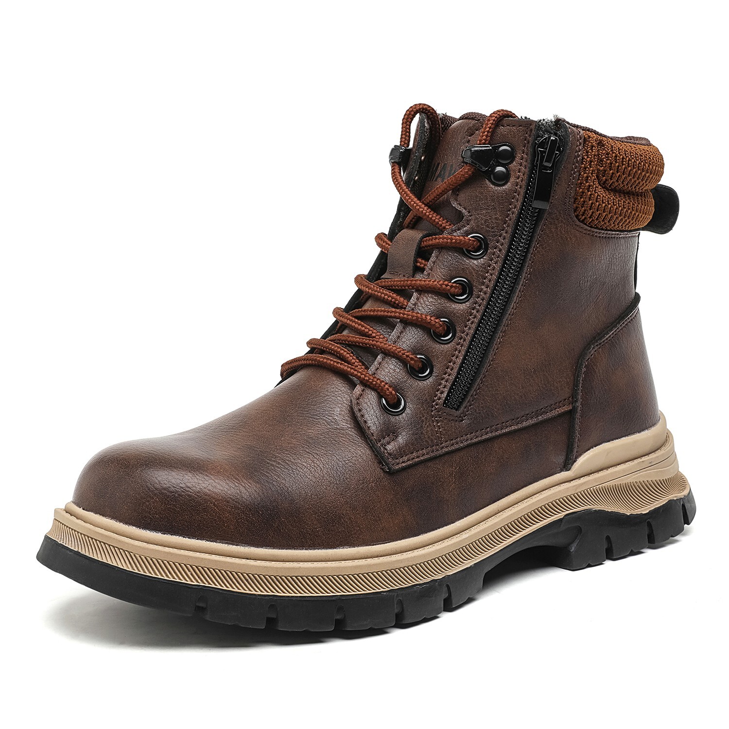 Indestructible Mens Work Boots Steel Toe Safety Shoes Waterproof Slip Resistant