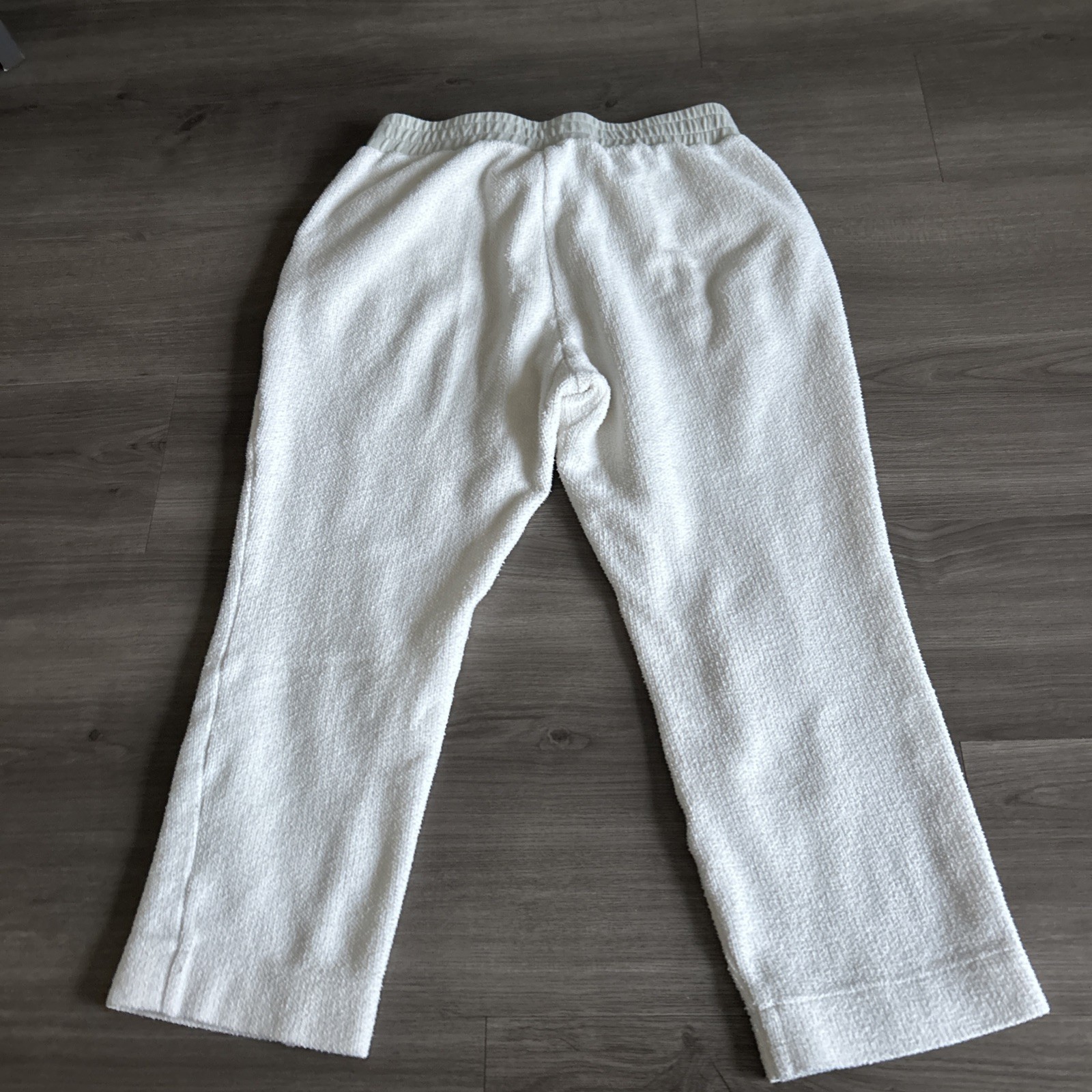 Varley Nevada Slim Fit Pants Ivory Medium Women Stretch Comfort Athleisure