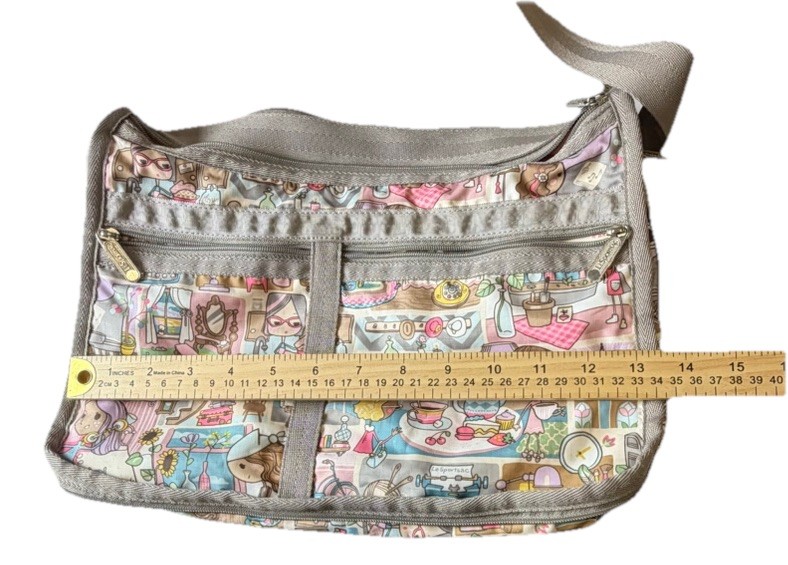 LeSportsac Every Day Deluxe Crossbody Shoulder Home Sweet Home Collection