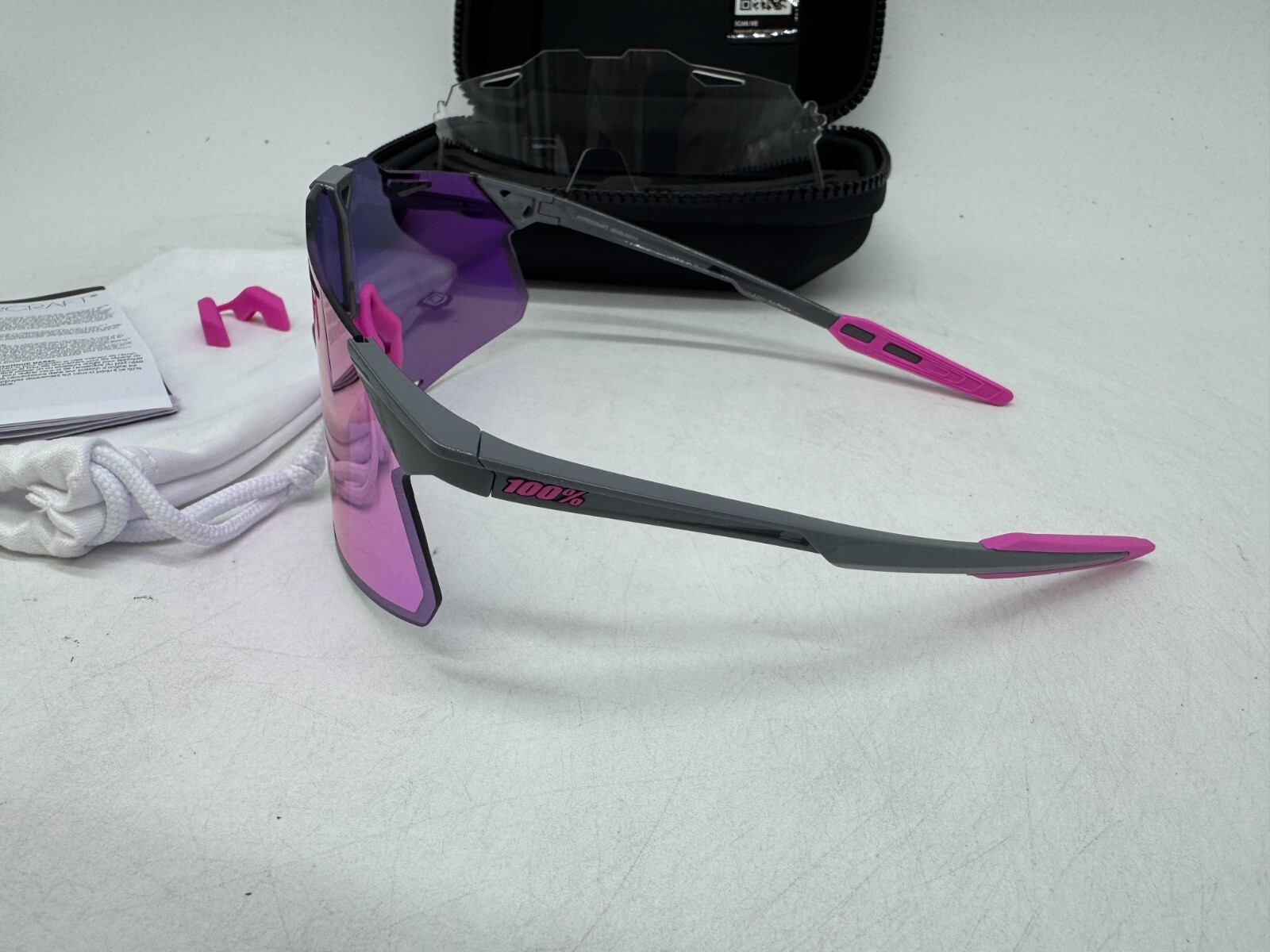 100% Hypercraft Sport Performance Frameless Sunglasses Scratch Resistant UV400