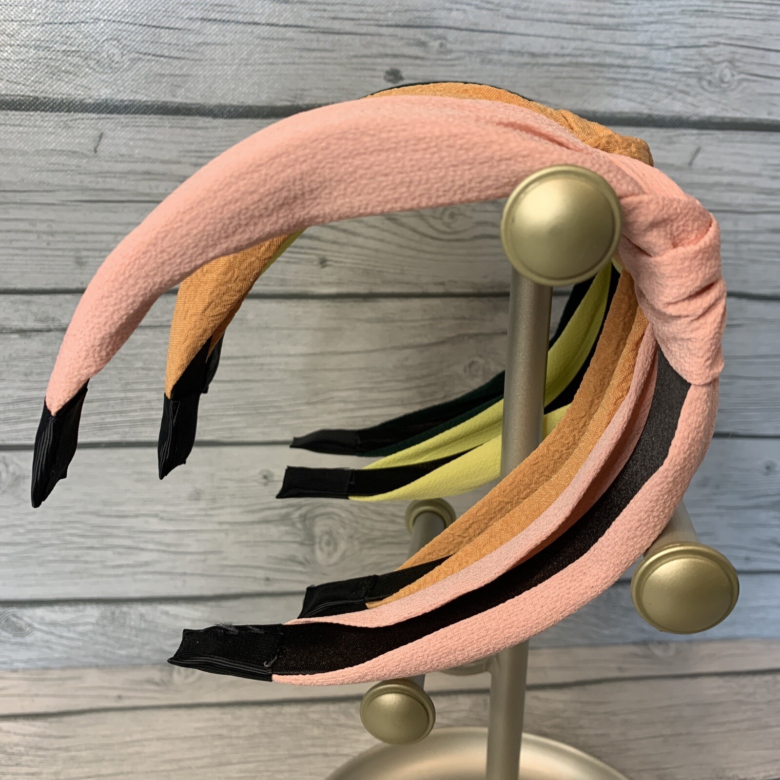 4 Pack Women Wide Headbands Twist Knot Fashion Head Wrap Hoop Nonslip Solid Boho