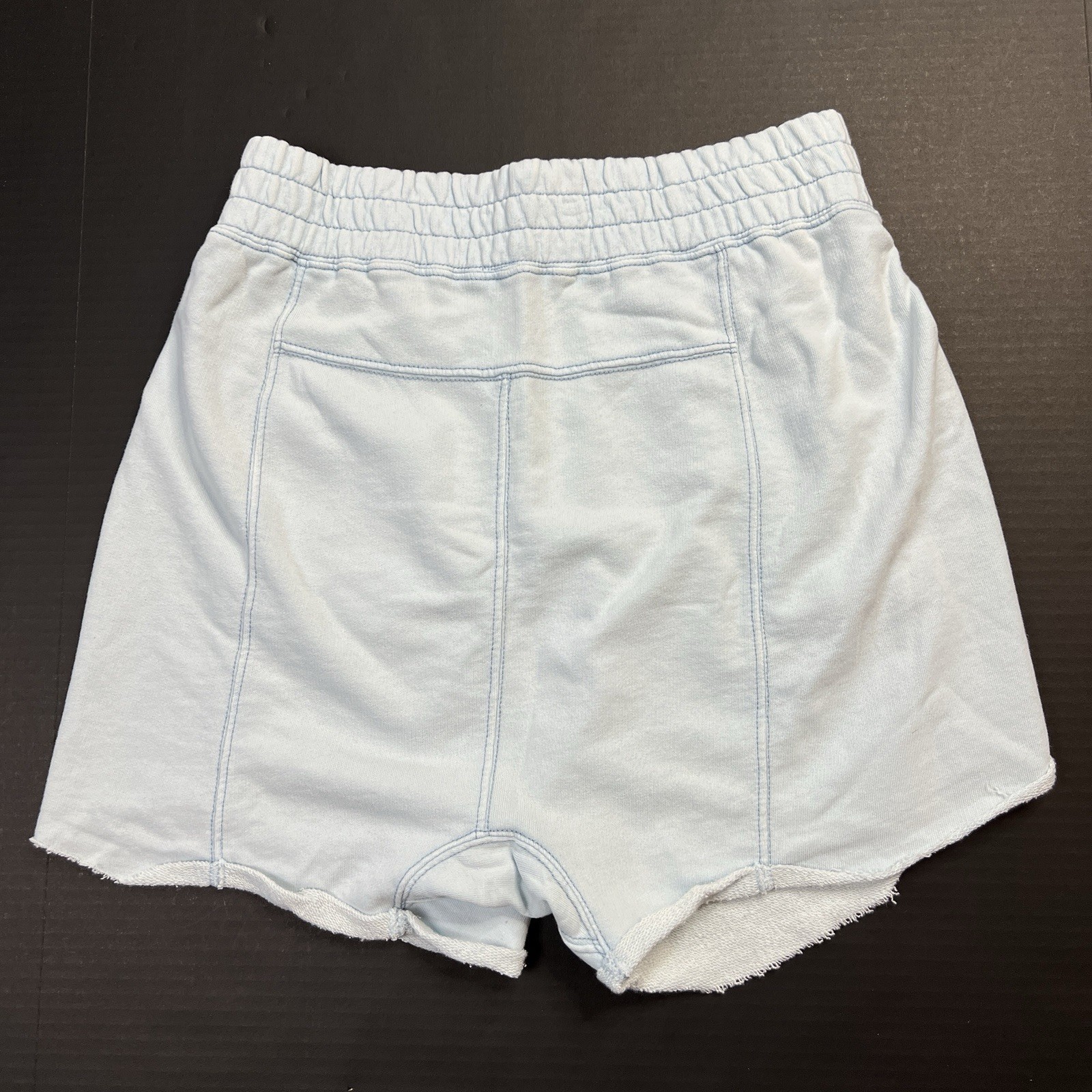 Free People Shorts Cotton Blend Inseam 3″ Light Blue Womens Size Medium NWT